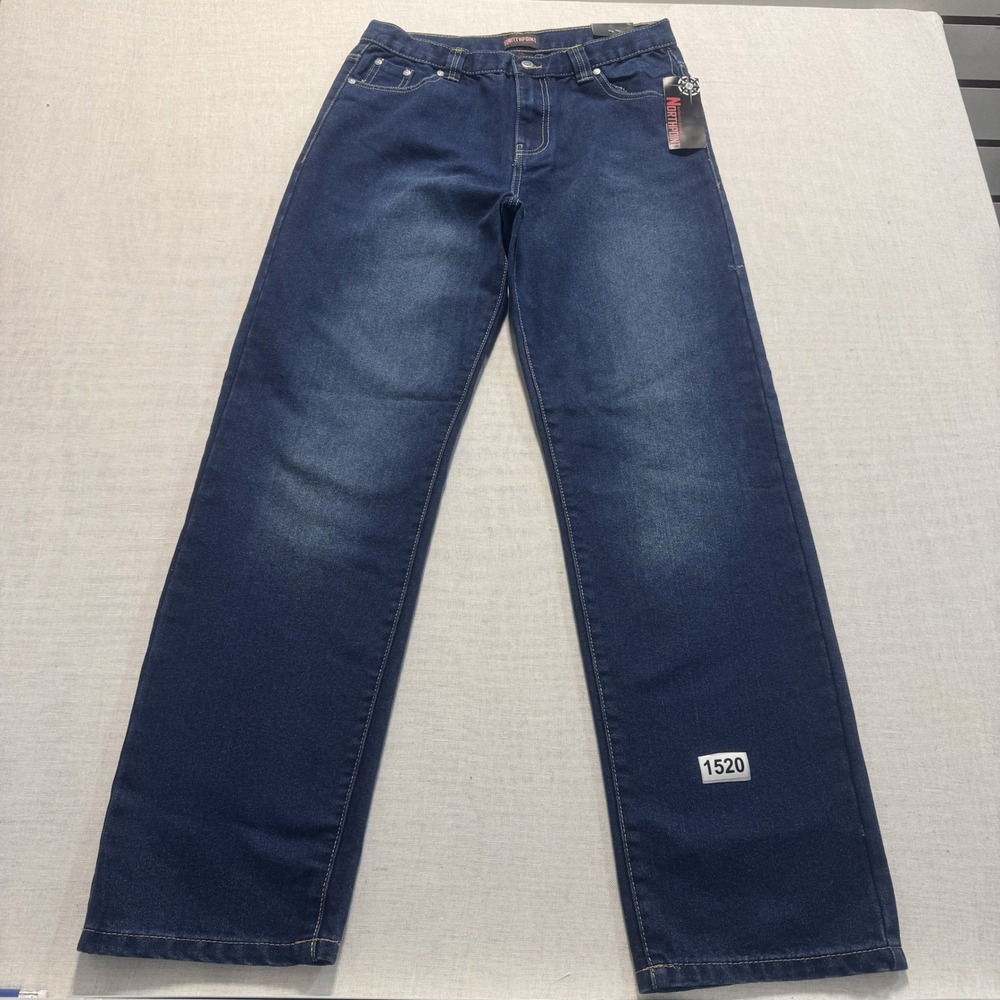 Northpoint Authentic Apparel Jeans Boys Sz 20 Blue New With Tags